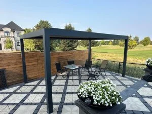 Kundenfoto zu HUUN Pergola Equa, Lamellendach elektrisch mit LED von Lukas S.