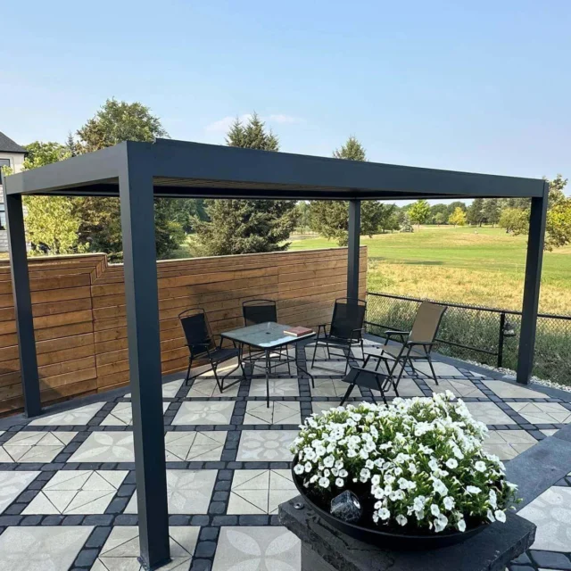 Kundenfoto zu HUUN Pergola Equa, Lamellendach elektrisch mit LED von Lukas S.