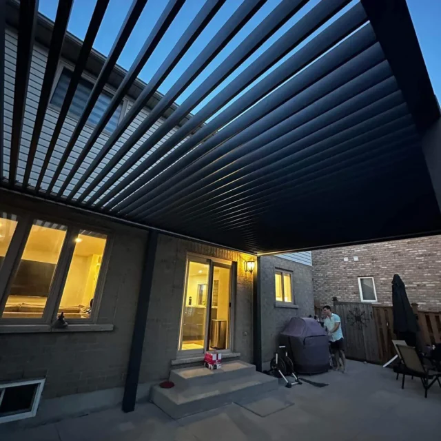 Kundenfoto zu HUUN Pergola Equa, Lamellendach elektrisch mit LED von Anna S.