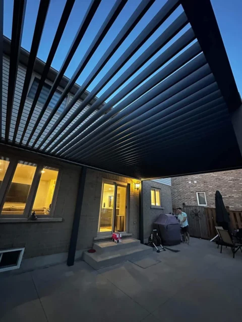 Kundenfoto zu HUUN Pergola Equa, Lamellendach elektrisch mit LED von Anna S.