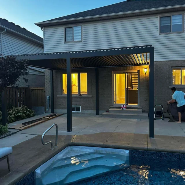 Kundenfoto zu HUUN Pergola Equa, Lamellendach elektrisch mit LED von Anna S.