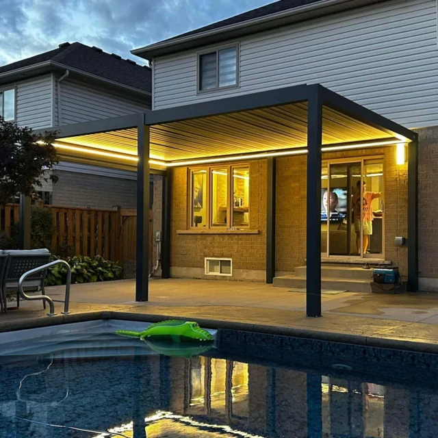 Kundenfoto zu HUUN Pergola Equa, Lamellendach elektrisch mit LED von Anna S.