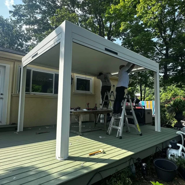 Kundenfoto zu HUUN Pergola Equa, Lamellendach elektrisch mit LED von Johann M.