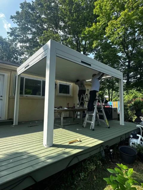 Kundenfoto zu HUUN Pergola Equa, Lamellendach elektrisch mit LED von Johann M.