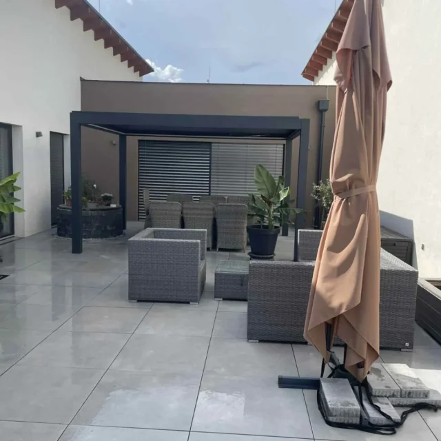 Kundenfoto zu HUUN Pergola Equa, Lamellendach elektrisch mit LED von Florian W.