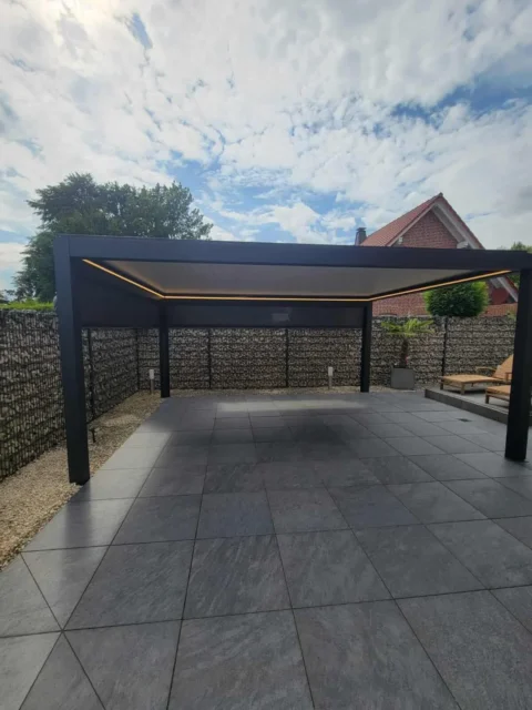 Kundenfoto zu HUUN Pergola Equa, Lamellendach elektrisch mit LED von Annelies