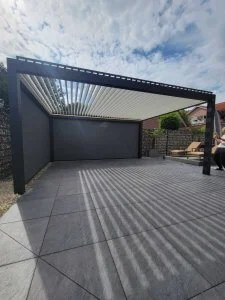 Kundenfoto zu HUUN Pergola Equa, Lamellendach elektrisch mit LED von Annelies