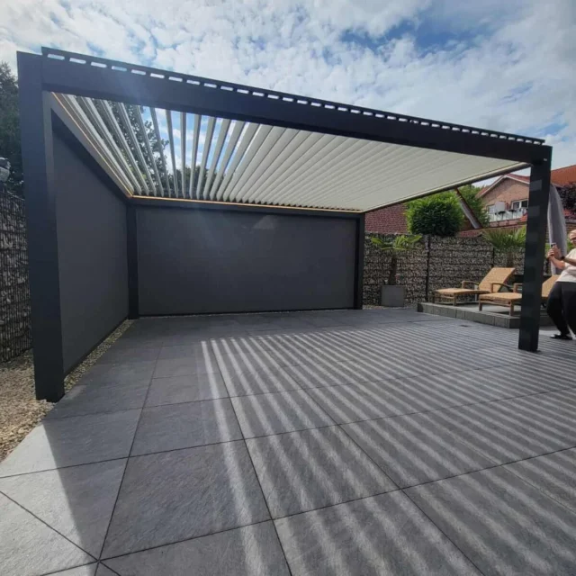 Kundenfoto zu HUUN Pergola Equa, Lamellendach elektrisch mit LED von Annelies