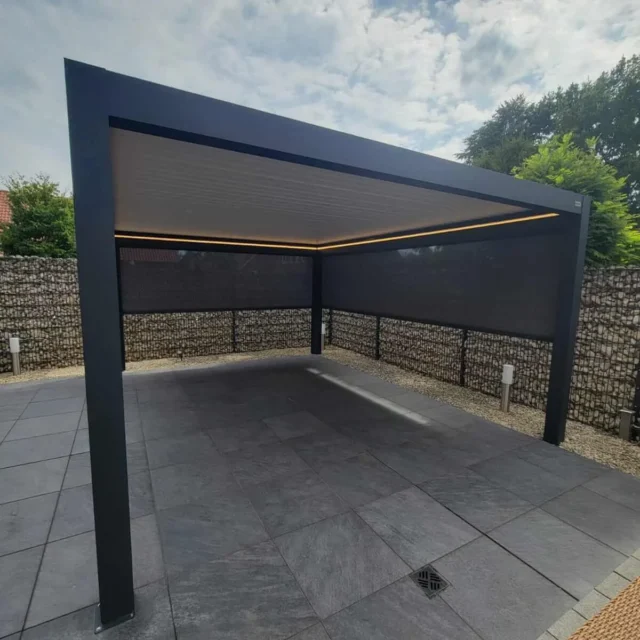 Kundenfoto zu HUUN Pergola Equa, Lamellendach elektrisch mit LED von Annelies