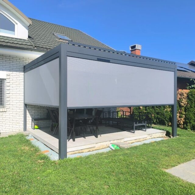 Kundenfoto zu HUUN Pergola Equa, Lamellendach elektrisch mit LED von Anonym