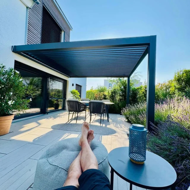 Kundenfoto zu HUUN Pergola Equa, Lamellendach elektrisch mit LED von Maik W.