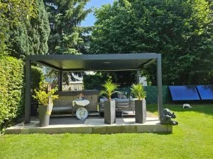 Kundenfoto zu HUUN Pergola Equa, Lamellendach elektrisch mit LED von André G.