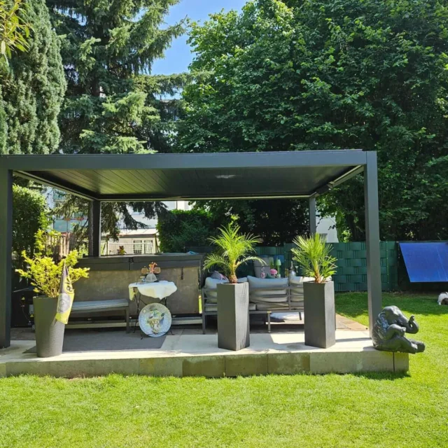 Kundenfoto zu HUUN Pergola Equa, Lamellendach elektrisch mit LED von André G.