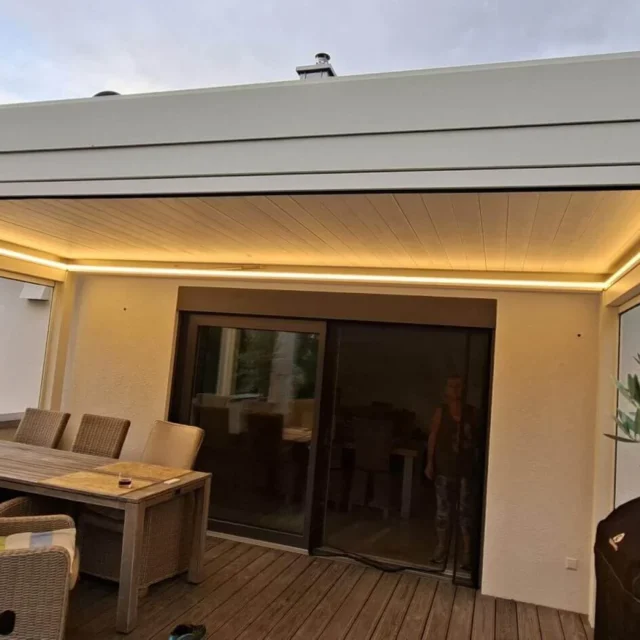 Kundenfoto zu HUUN Pergola Equa, Lamellendach elektrisch mit LED von Thomas S.