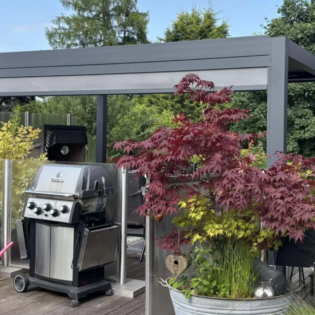 Kundenfoto zu HUUN Pergola Equa, Lamellendach elektrisch mit LED von Norbert L.