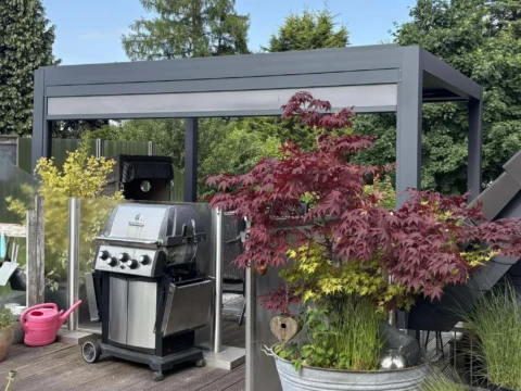 Kundenfoto zu HUUN Pergola Equa, Lamellendach elektrisch mit LED von Norbert L.
