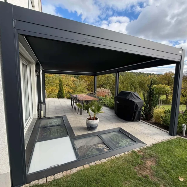Kundenfoto zu HUUN Pergola Equa, Lamellendach elektrisch mit LED von Andreas M.