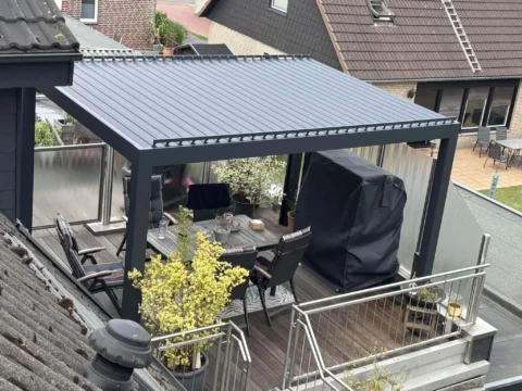 Kundenfoto zu HUUN Pergola Equa, Lamellendach elektrisch mit LED von Norbert L.