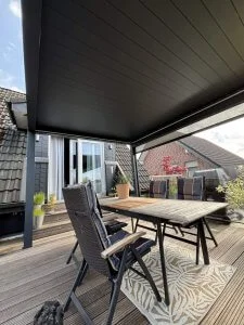 Kundenfoto zu HUUN Pergola Equa, Lamellendach elektrisch mit LED von Norbert L.
