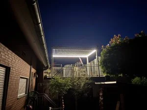 Kundenfoto zu HUUN Pergola Equa, Lamellendach elektrisch mit LED von Norbert L.