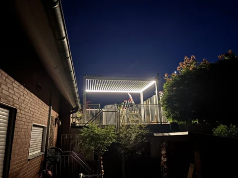 Kundenfoto zu HUUN Pergola Equa, Lamellendach elektrisch mit LED von Norbert L.