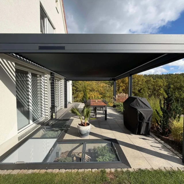 Kundenfoto zu HUUN Pergola Equa, Lamellendach elektrisch mit LED von Andreas M.