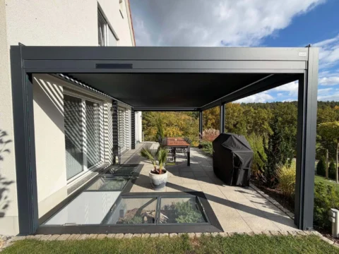 Kundenfoto zu HUUN Pergola Equa, Lamellendach elektrisch mit LED von Andreas M.