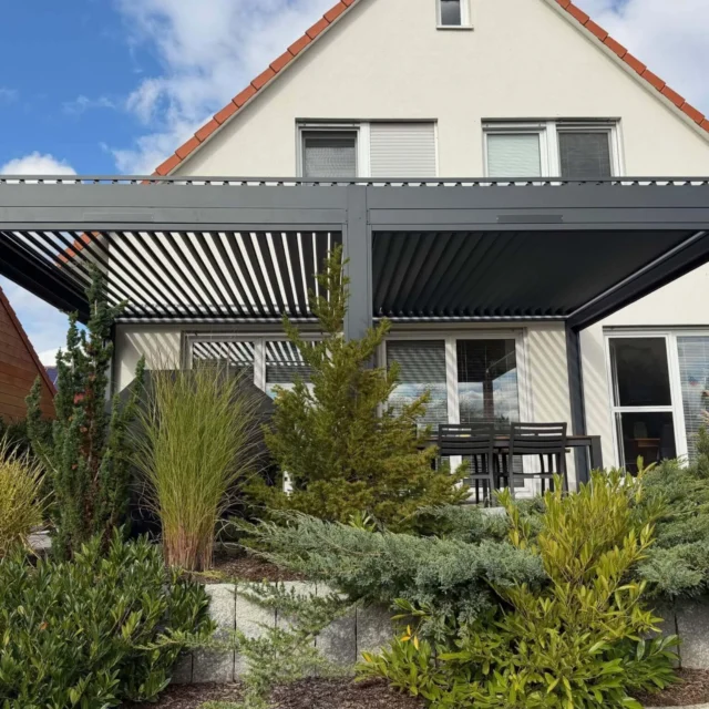 Kundenfoto zu HUUN Pergola Equa, Lamellendach elektrisch mit LED von Andreas M.