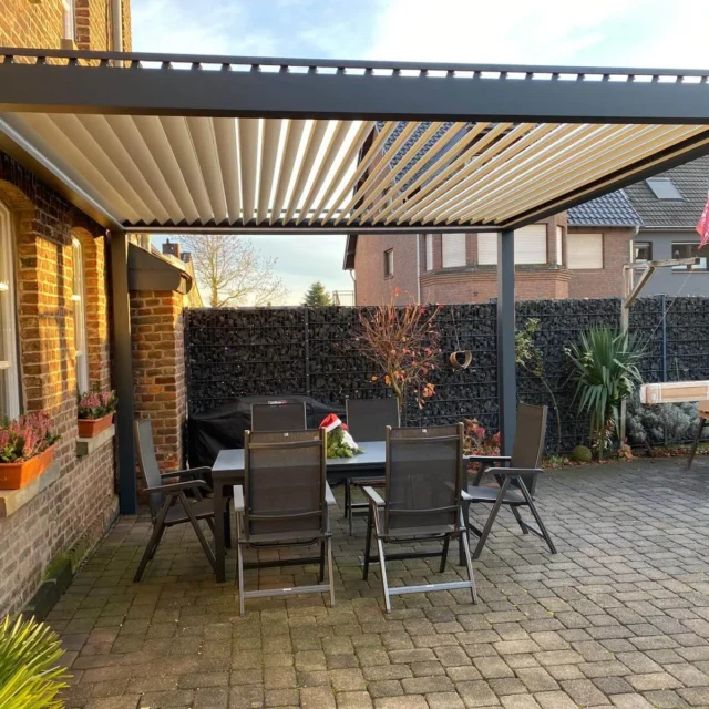 Kundenfoto zu HUUN Pergola Equa, Lamellendach elektrisch mit LED von Ralf L.