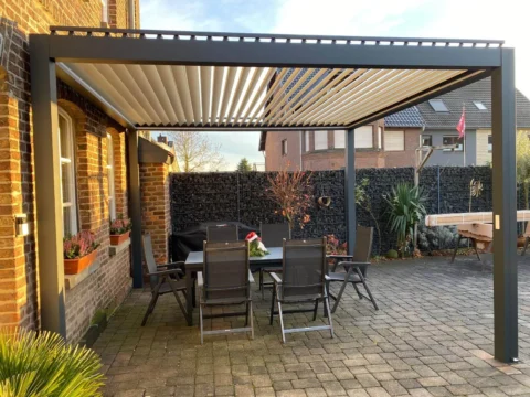 Kundenfoto zu HUUN Pergola Equa, Lamellendach elektrisch mit LED von Ralf L.