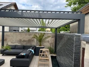 Kundenfoto zu HUUN Pergola Equa, Lamellendach elektrisch mit LED von Sabine