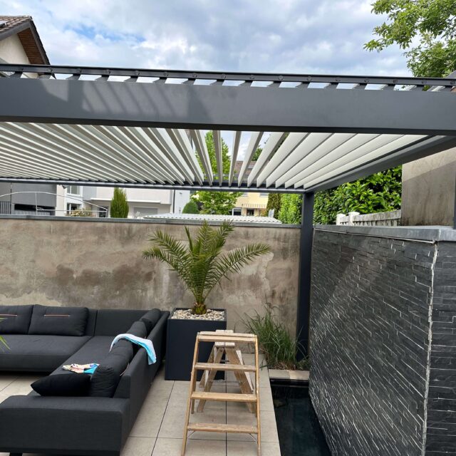 Kundenfoto zu HUUN Pergola Equa, Lamellendach elektrisch mit LED von Sabine