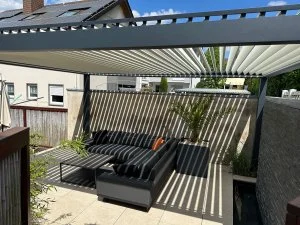 Kundenfoto zu HUUN Pergola Equa, Lamellendach elektrisch mit LED von Sabine