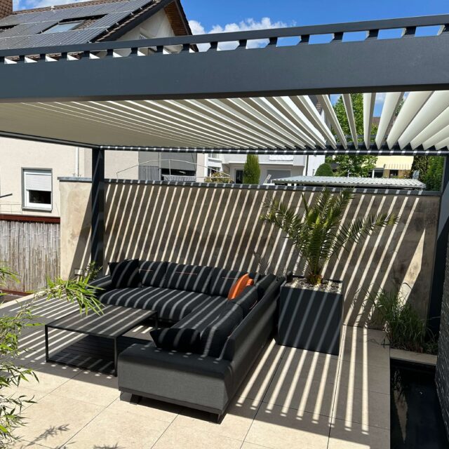 Kundenfoto zu HUUN Pergola Equa, Lamellendach elektrisch mit LED von Sabine