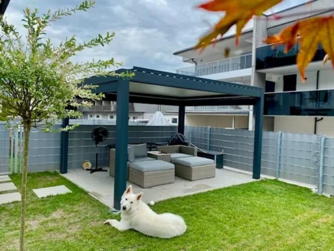 Kundenfoto zu HUUN Pergola Equa, Lamellendach elektrisch mit LED von Dietmar F.