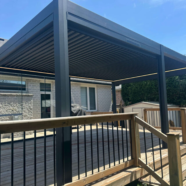 Kundenfoto zu HUUN Pergola Equa, Lamellendach elektrisch mit LED von Matthias K.