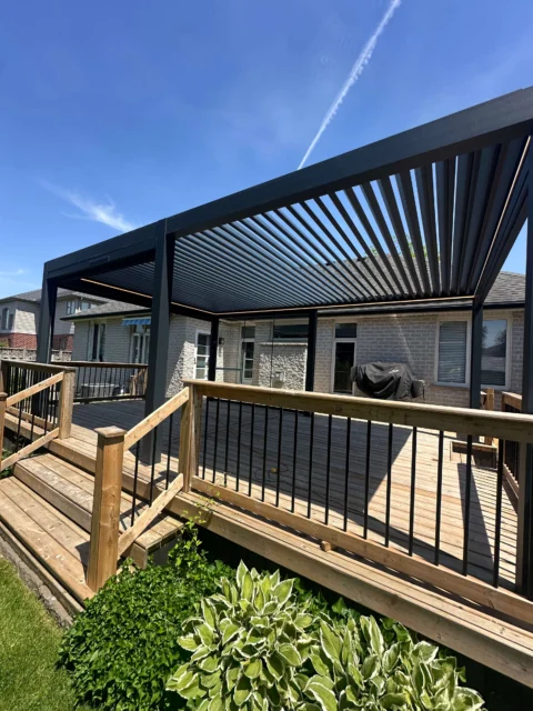 Kundenfoto zu HUUN Pergola Equa, Lamellendach elektrisch mit LED von Matthias K.