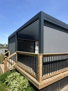 Kundenfoto zu HUUN Pergola Equa, Lamellendach elektrisch mit LED von Matthias K.