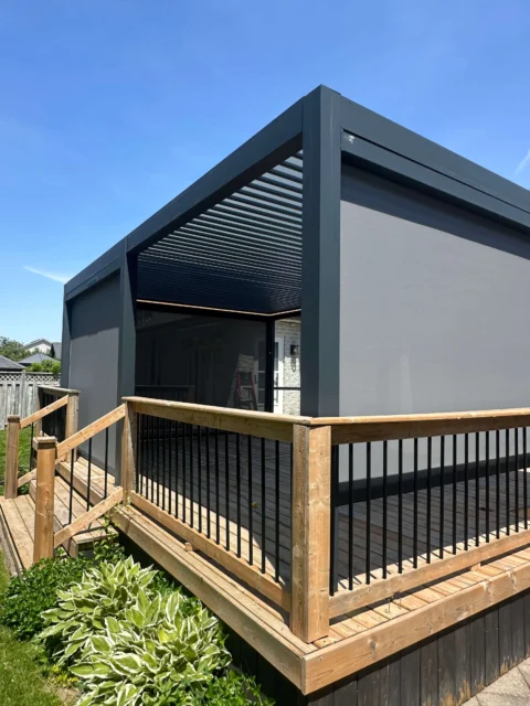 Kundenfoto zu HUUN Pergola Equa, Lamellendach elektrisch mit LED von Matthias K.