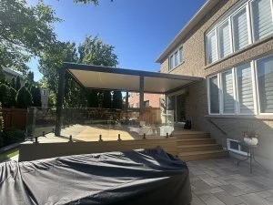 Kundenfoto zu HUUN Pergola Equa, Lamellendach elektrisch mit LED von Lukas S.