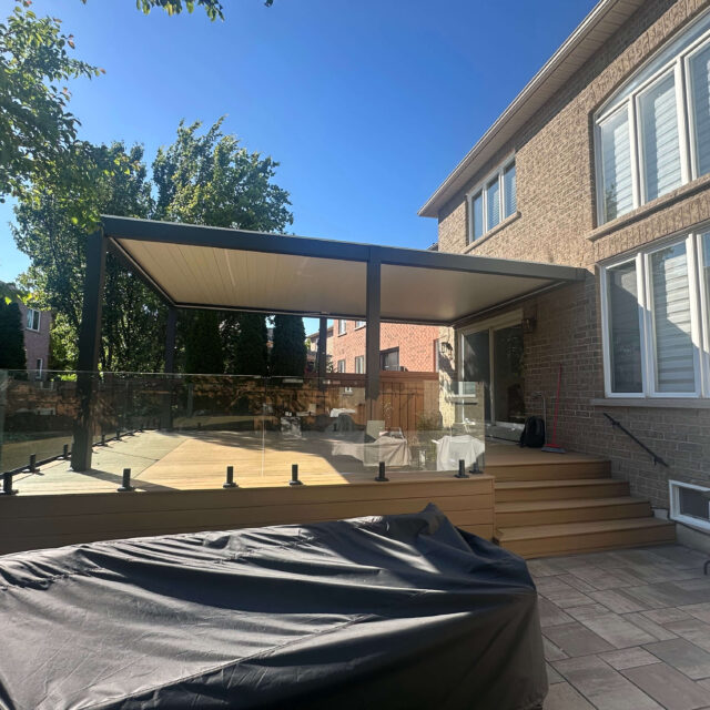 Kundenfoto zu HUUN Pergola Equa, Lamellendach elektrisch mit LED von Lukas S.