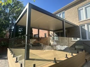 Kundenfoto zu HUUN Pergola Equa, Lamellendach elektrisch mit LED von Lukas S.