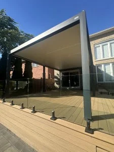 Kundenfoto zu HUUN Pergola Equa, Lamellendach elektrisch mit LED von Lukas S.