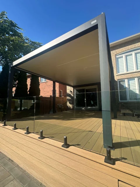 Kundenfoto zu HUUN Pergola Equa, Lamellendach elektrisch mit LED von Lukas S.
