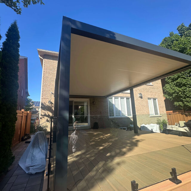 Kundenfoto zu HUUN Pergola Equa, Lamellendach elektrisch mit LED von Lukas S.