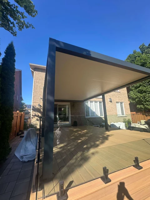 Kundenfoto zu HUUN Pergola Equa, Lamellendach elektrisch mit LED von Lukas S.