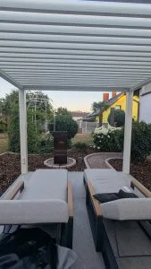 Kundenfoto zu HUUN Pergola Equa, Lamellendach elektrisch mit LED von C. F.