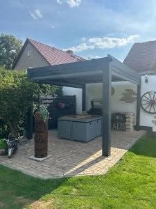 Kundenfoto zu HUUN Pergola Equa, Lamellendach elektrisch mit LED von Christian A.