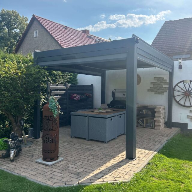 Kundenfoto zu HUUN Pergola Equa, Lamellendach elektrisch mit LED von Christian A.