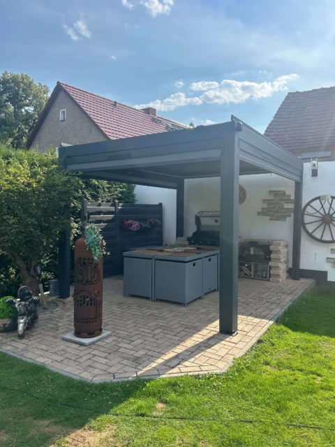 Kundenfoto zu HUUN Pergola Equa, Lamellendach elektrisch mit LED von Christian A.